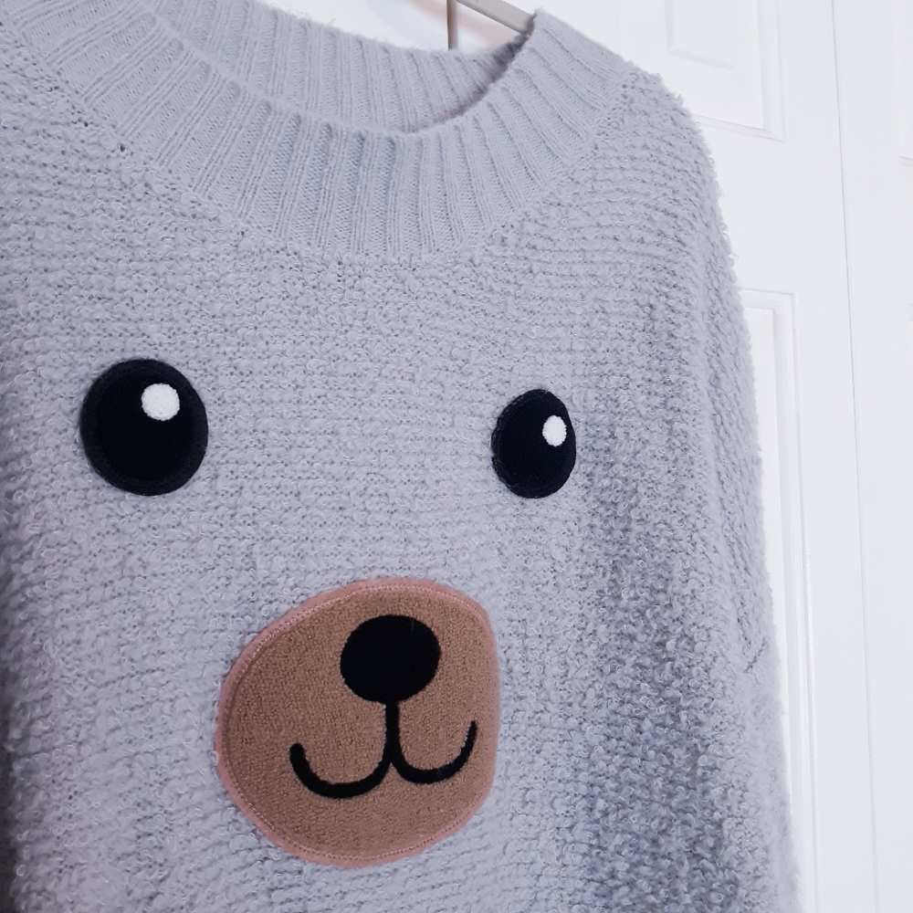 [Sold] Wildfox teddy bear rare oversized sweater - Picture 5 of 10